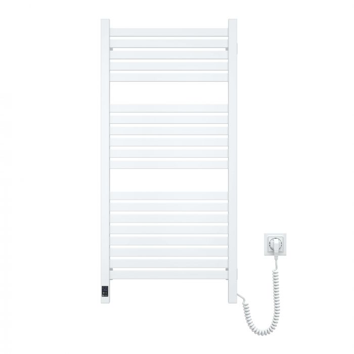 Рушникосушка Navin електрична Авангард Х, 1000х480х71мм, Wi-Fi, сталь, білий, праве підключення