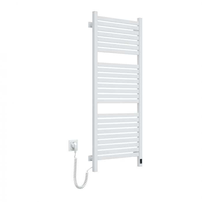 Рушникосушка Navin електрична Авангард Х, 1200х480х71мм, Wi-Fi, сталь, білий, ліве підключення