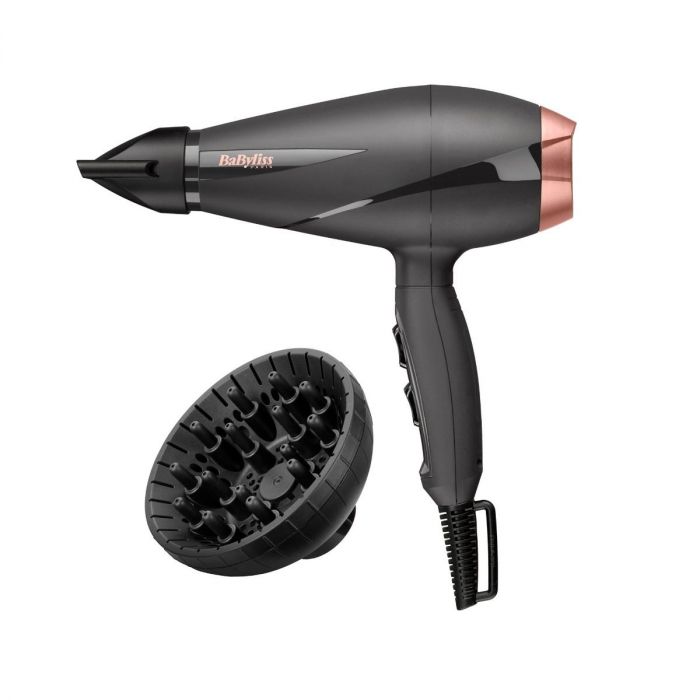 Фен Babyliss AC motor Smooth Pro, 2100Вт, 2 режими, дифузор, хол. обдув, чорний