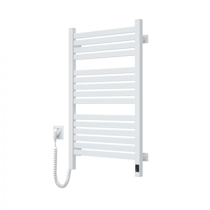 Рушникосушка Navin електрична Авангард Х, 800х480х71мм, Wi-Fi, сталь, білий, ліве підключення