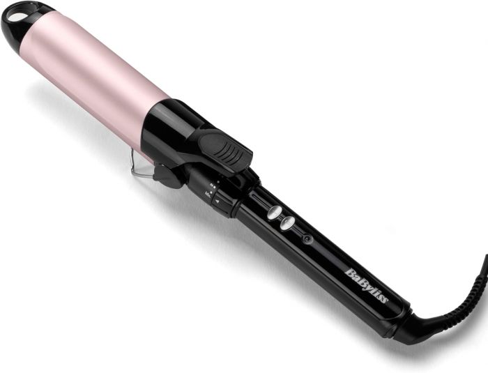 Плойка Babyliss Pro 180 extra large, 80Вт, темп.режимів-10, D -38mm, 110-180С, метал, чорний