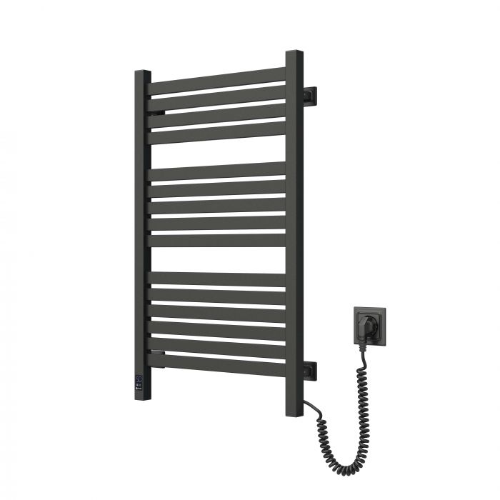 Рушникосушка Navin електрична Авангард Х, 800х480х71мм, Wi-Fi, сталь, чорний муар, праве підключення