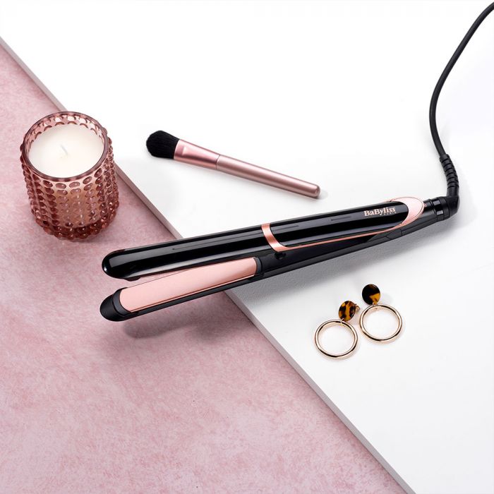 Випрямляч Babyliss, 52Вт, темп.режимів-5, 140-235С, кераміка, чорний