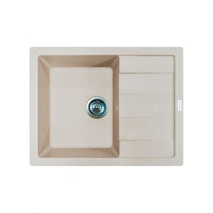 Мийка кухонна Adamant Anila, штучний камінь, прямокут., з крилом, 645х495х200мм, чаша - 1, врізна, Avena