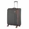Валіза 2E, Trek, поліестер, середня, 64/78л, TSA, 4 колеса, EXP, сірий
