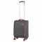 Валіза 2E, Trek, поліестер, мала, 35л, TSA, 4 колеса, сірий