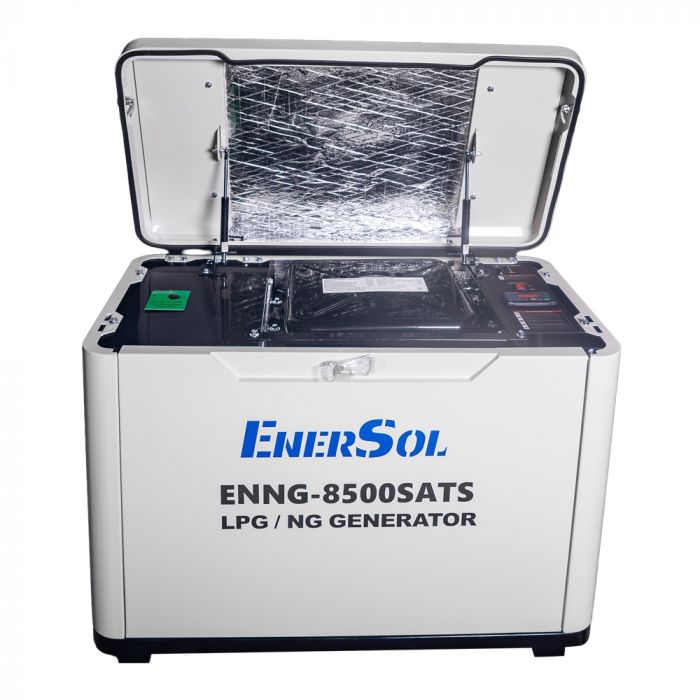 Генератор газовий EnerSol ENNG-8500SATS, 230В, 8.0-8.5кВт, електростартер, 160.0кг