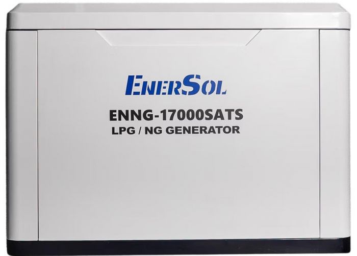 Генератор газовий EnerSol ENNG-17000SATS, 230В, 15.0-17.0кВт, електростартер, 345.0кг