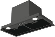 Витяжка Electrolux вбудована, 60см, 600м.куб/год., чорний