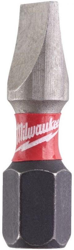 Біти Milwaukee Shockwave, SL1,2x6,5х25мм, набір 2шт