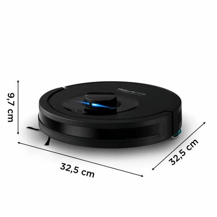 Робот-пилосос Rowenta миючий X-Plorer Serie 85+, 6000ПаВт, h=9.7см, 0.26л, конт пил -0.29л, автон. робота до 270хв, самоочистка, чорний