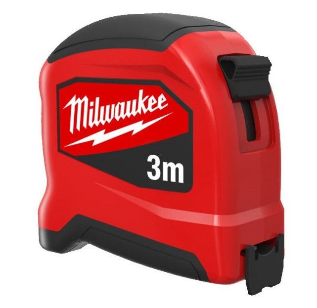 Рулетка Milwaukee SLIMLINE, 5мх16мм з фіксатором змотування, АБС-пластик