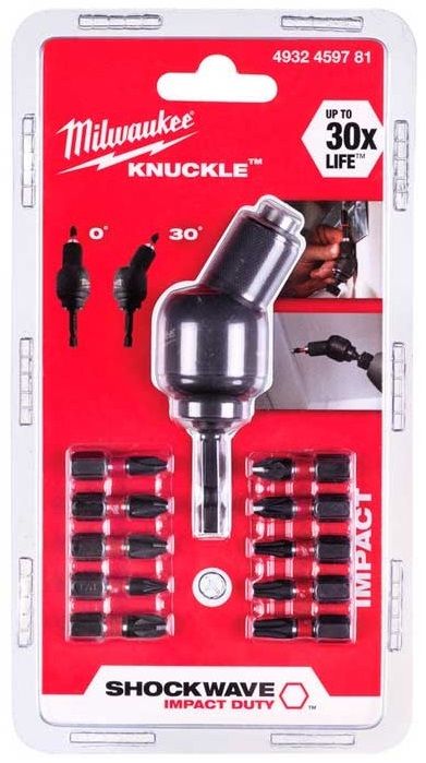 Набір біт Milwaukee з насадкою Knuckle, 1/4" 10шт