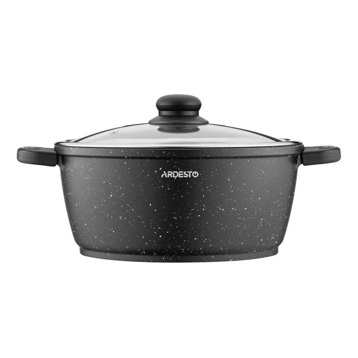 Набір посуду ARDESTO Gemini Anzio, 6 предметів, алюміній, чорний