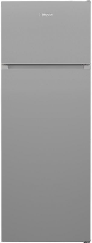 Холодильник Indesit з верхн. мороз., 160.6x54х57.4, холод.відд.-204л, мороз.відд.-46л, 2дв., А++, ST, сріблястий