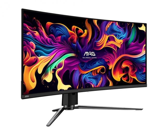 Монітор MSI 34" MAG 341CQP 2xHDMI, DP, USB-C, 2xUSB, QD-OLED, 3440x1440, 21:9, 175Hz, 0.03ms, sRGB 139%, CURVED, FreeSync, HAS, HDR400