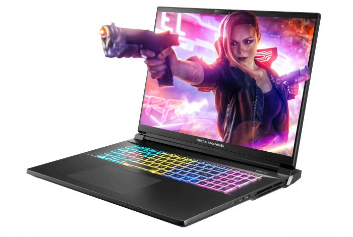 Ноутбук Dream Machines RX5070Ti-18 18UHD+, Intel U9-275HX, 32GB, F2TB, NVD5070Ti-12, DOS, чорний