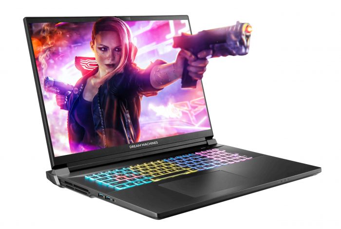 Ноутбук Dream Machines RX5070Ti-18 18UHD+, Intel U9-275HX, 32GB, F2TB, NVD5070Ti-12, DOS, чорний