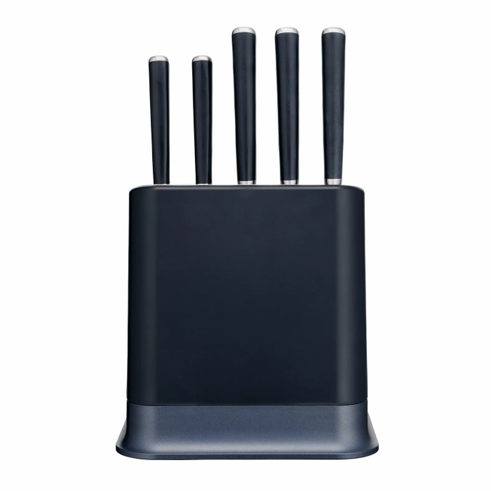 Набір ножів Tefal Ever Sharp Pro, 6 предметів, нержавіюча сталь, бакеліт, чорний