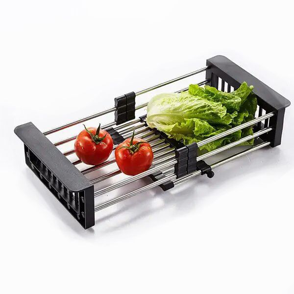 Набір кухонний Adamant Univer, штучний камінь, квадрат, без крила, 560х500х200мм, чаша - 1, врізна, сірий + змішувач + дозатор + ополіскувач склянок + коландер