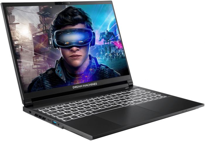 Ноутбук Dream Machines RT5070-15 15.6FHD+ IPS, AMD AI 9 HX 370, 32GB, F1TB, NVD5070-8, DOS, чорний