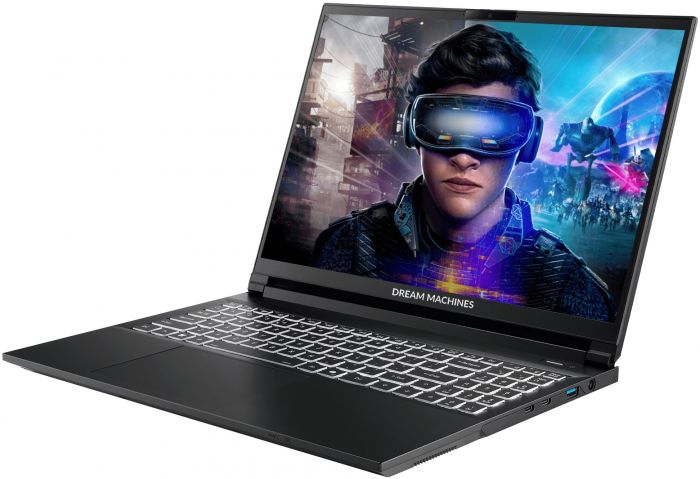 Ноутбук Dream Machines RT5070-15 15.6FHD+ IPS, AMD AI 9 HX 370, 32GB, F1TB, NVD5070-8, DOS, чорний