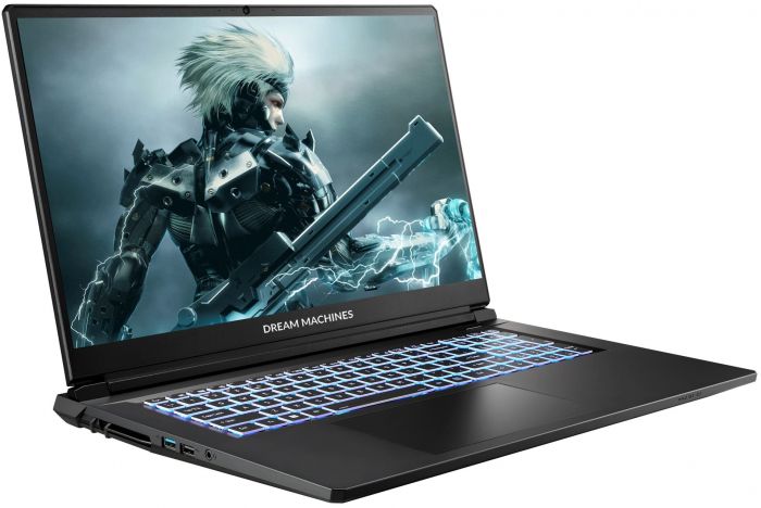 Ноутбук Dream Machines RT5050-17 17.3FHD IPS, AMD AI 7 350, 32GB, F1TB, NVD5050-8, DOS, чорний