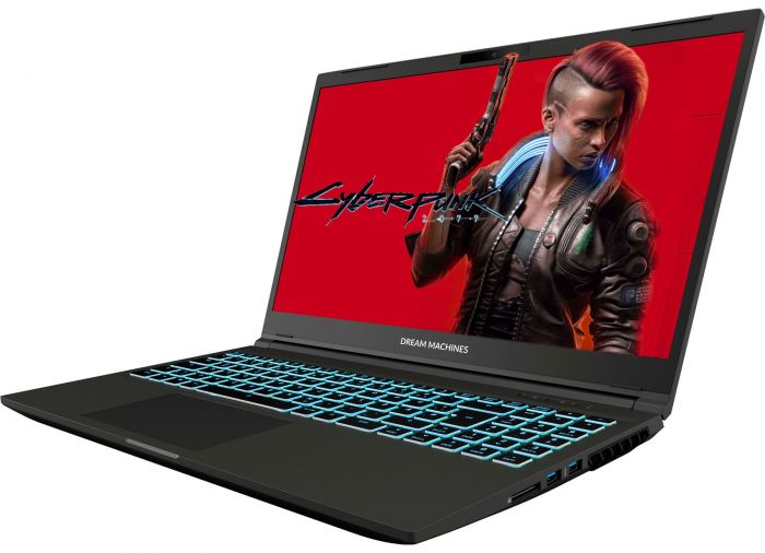 Ноутбук Dream Machines RG3050-15 15.6FHD IPS, Intel i7-13620H, 32GB, F1TB, NVD3050-4, DOS, чорний