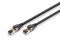 Патч-корд DIGITUS CAT 8.1 S-FTP, 0.5м, AWG 24/7, LSZH, чорний