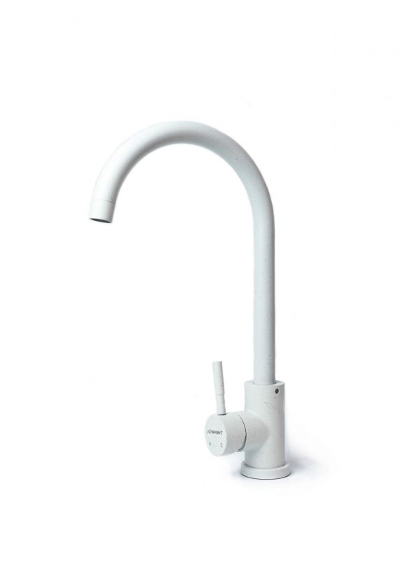 Набір кухонний Adamant Horizon, штучний камінь, прямокут., з крилом, 780х495х230мм, чаша - 1, врізна, Old stone + змішувач та дозатор