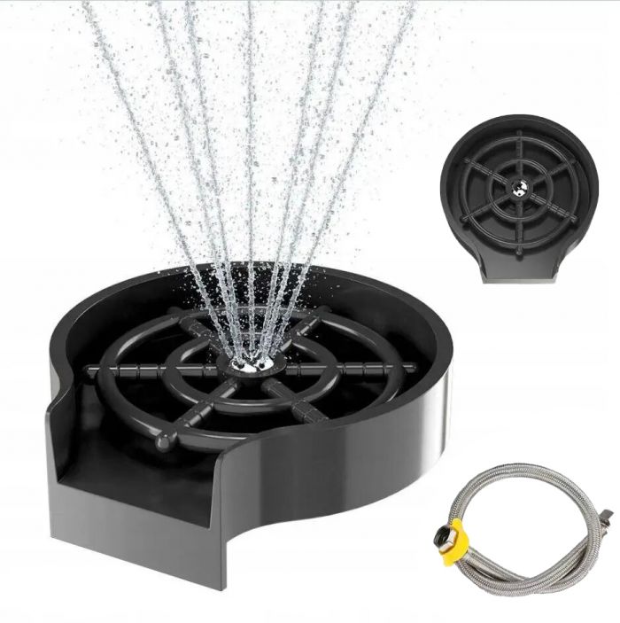 Набір кухонний Adamant Horizon, штучний камінь, прямокут., з крилом, 780х495х230мм, чаша - 1, врізна, сірий + змішувач та дозатор