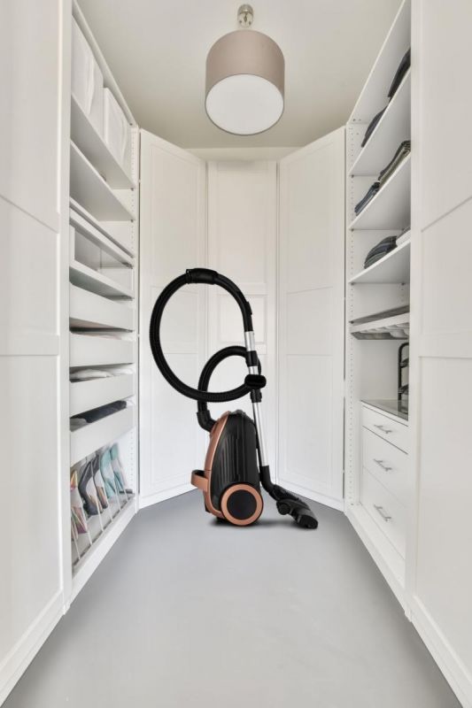 Пилосос Gorenje мішковий, 850Вт, конт пил -3л, HEPA, телескоп трубка, бронзовий