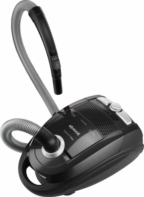 Пилосос Gorenje мішковий, 800Вт, конт пил -3л, HEPA, телескоп трубка, чорний