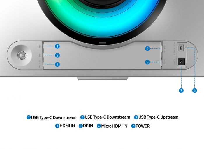 Монітор Samsung 48.7"Odyssey OLED G9 G952 HDMI, DP, USB, MM, OLED, 5120x1440, 32:9, 240Hz, 0.3ms, CURVED