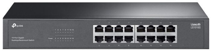 Комутатор TP-LINK LS1016G 16xGE, Некерований