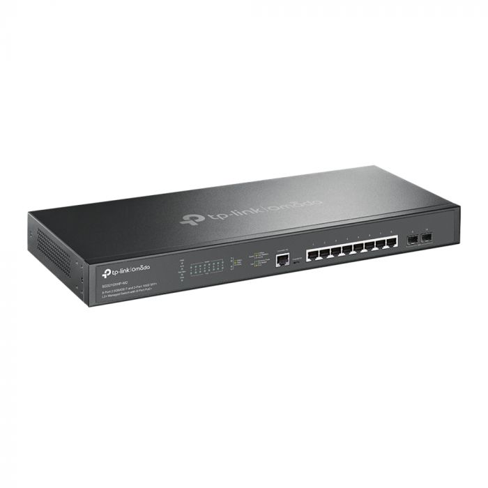 Комутатор TP-LINK SG3210XHP-M2 8x2.5GE (8xPoE), 2x10GE SFP+, 240Вт, Керований L2
