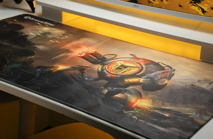 Ігрова поверхня GravaStar SHARK, XL (900х450х3мм), чорний