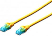 Патч-корд 2E CAT 5e, UTP, 2м, 26AWG, RJ45, 7/0.16, Cu, LSZH, жовтий