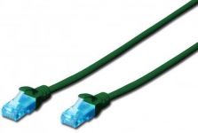 Патч-корд 2E CAT 5e, UTP, 0.20м, 26AWG, RJ45, 7/0.16, Cu, LSZH, зелений