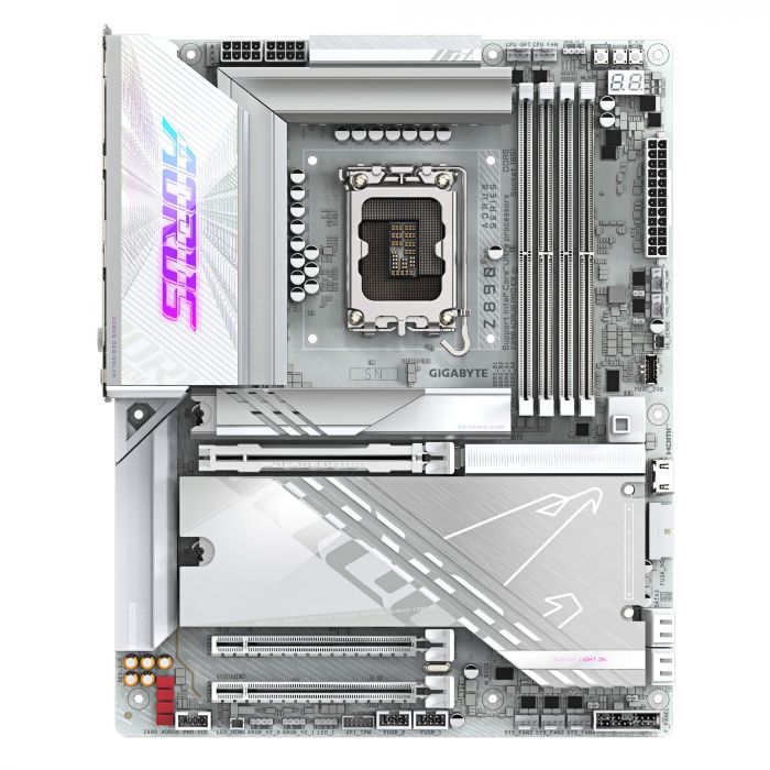 Материнська плата GIGABYTE Z890 AORUS PRO ICE s1851 Z890 4xDDR4 M.2 Wi-Fi BT HDMI DP ATX
