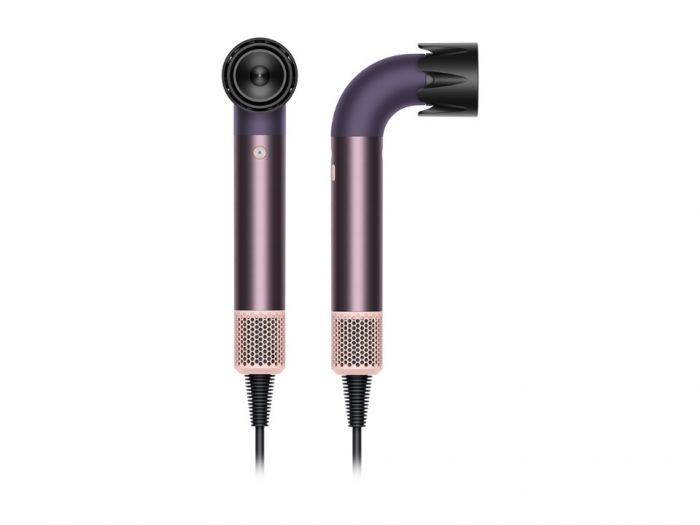 Фен Dyson HD17 Supersonic R Jasper/Plum, 1700Вт, 3 режими, іонізація, хол. обдув, 5 насадок, фіолетовий