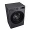 Прально-сушильна машина LG фронтальна, 9(5)кг, 1200, A, пара, 48см, дисплей, пара, інвертор, чорний