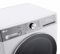 Прально-сушильна машина LG фронтальна, 9(5)кг, 1200, А, 48см, дисплей, пара, інвертор, EcoHybrid, білий
