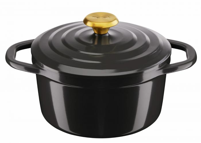 Каструля Tefal Air, з кришкою, 3.1л, алюміній, чорний