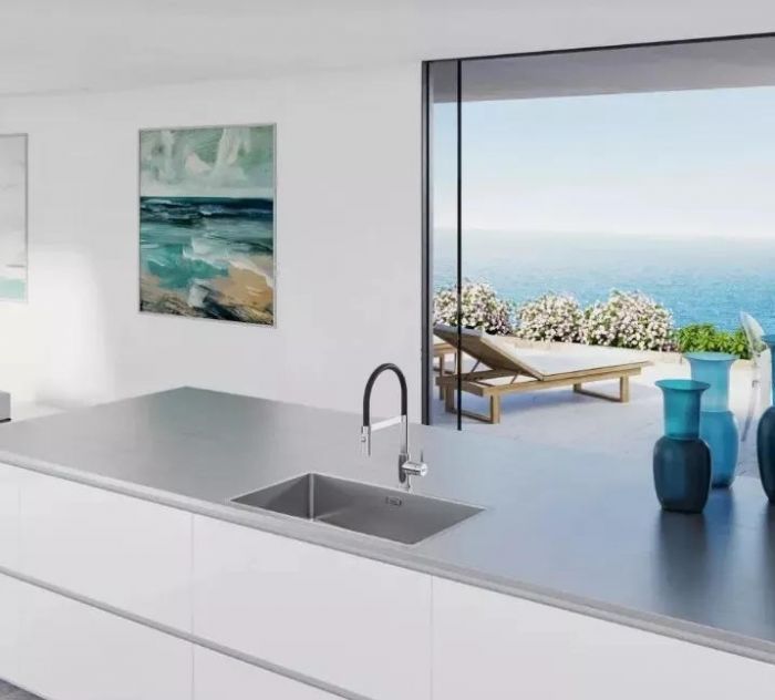 Мийка кухонна Franke Maris, нерж.сталь, прямокутник, без крила, 740х440х180мм, чаша - 1, монтаж під стільницю, MRX 110-70, нерж