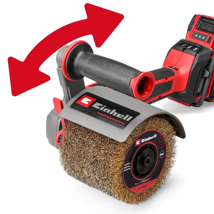 Шліфмашина щіткова акумуляторна Einhell Professional TP-BR 18/32 Li BL - Solo 100мм 18В 900-3200об/хв D120мм 2.29кг без АКБ та ЗП