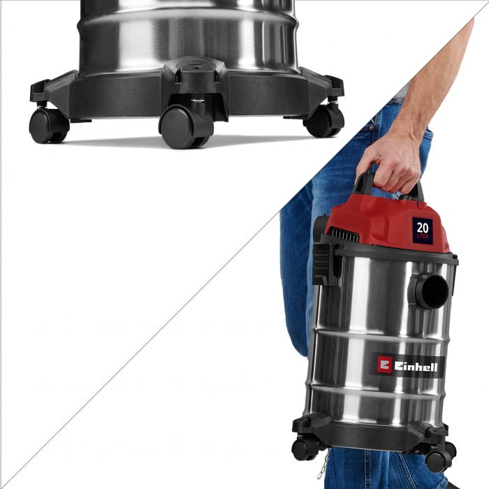 Пилосос професійний Einhell TC-VC 2045 S 900Вт 180мБар 20л шланг 1.5м 3.5кг