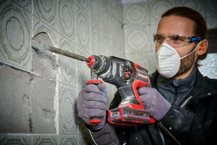 Перфоратор акумуляторний Einhell Professional TP-HD 18/22 D Li BL - Solo 18В 0-1800об/хв 5150уд/хв 2.2Дж кейс 17.8кг без АКБ та ЗП