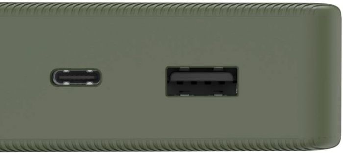 Акумулятор портативний літій-іонний Power Bank Hama 20000 мА·год, USB-C, USB-A, green