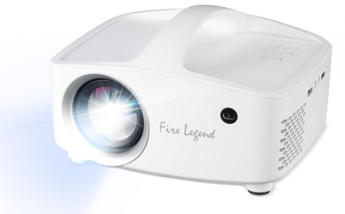 Проєктор AOpen QF13s FHD, 350 lm, LED, 1.37, WiFi, серый, Whale TV